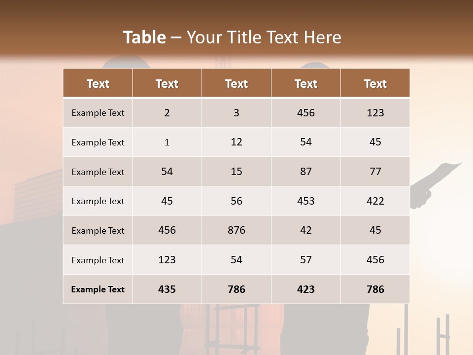 Professional Tool Sky PowerPoint Template