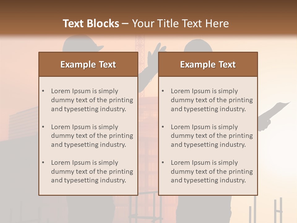 Professional Tool Sky PowerPoint Template