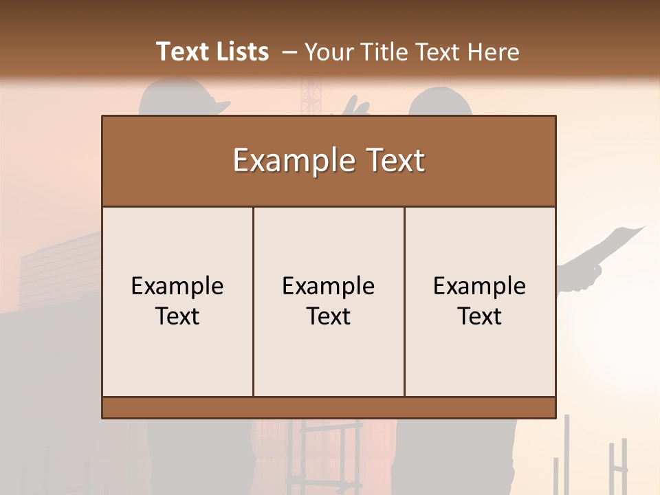 Professional Tool Sky PowerPoint Template