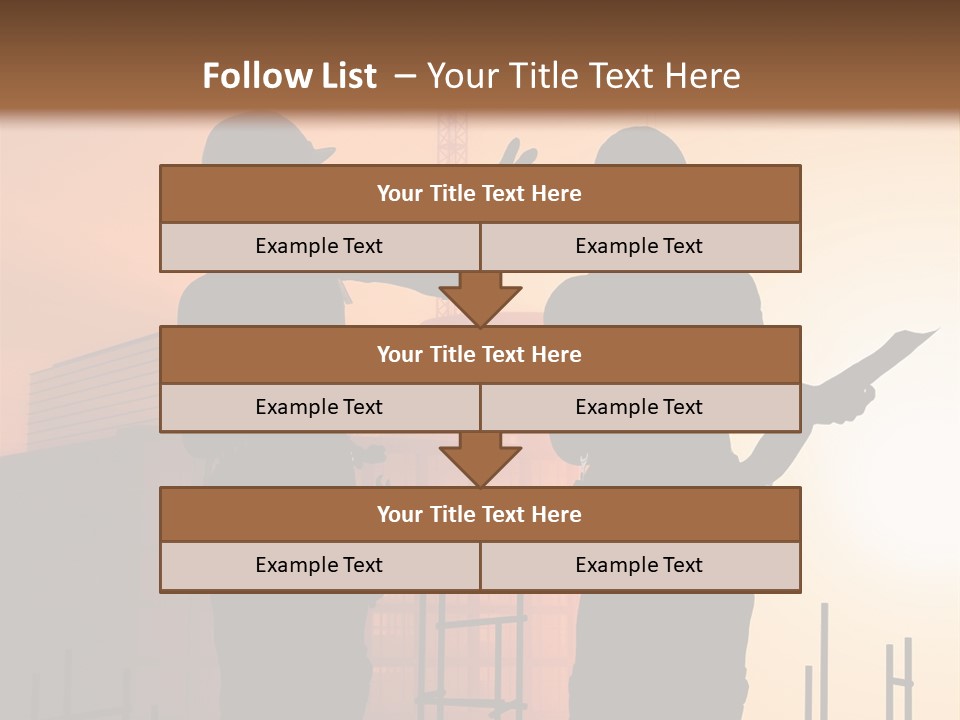 Professional Tool Sky PowerPoint Template
