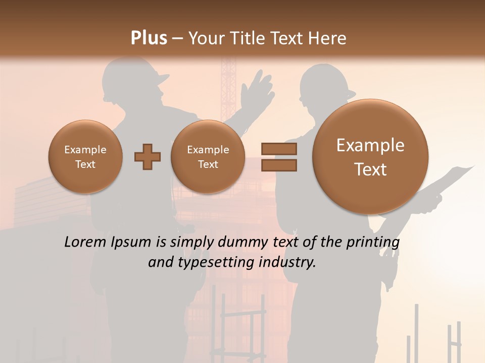 Professional Tool Sky PowerPoint Template