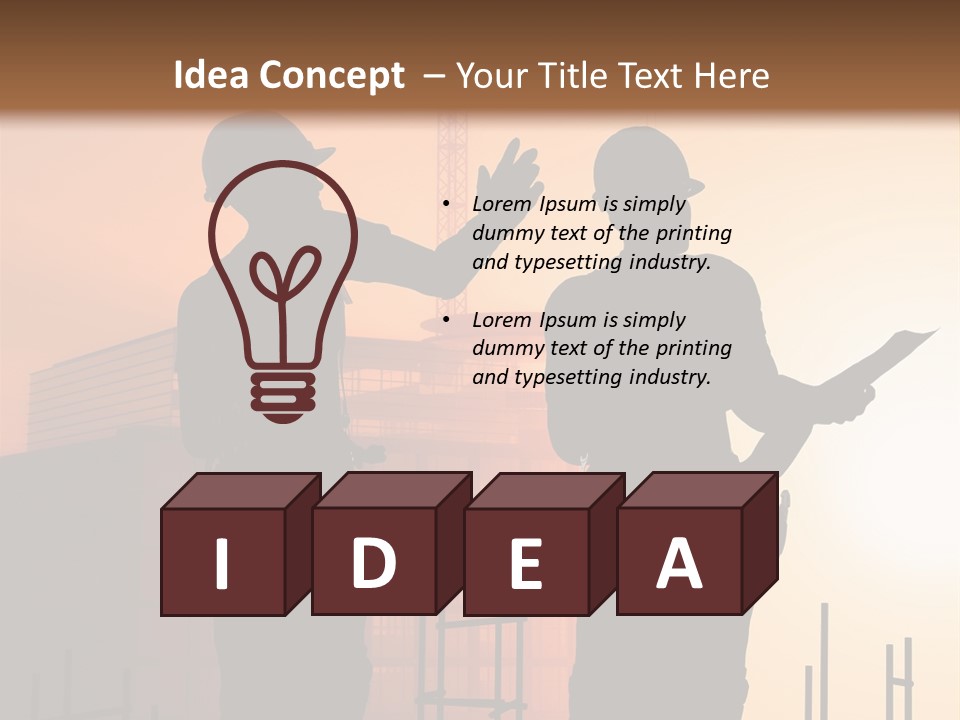 Professional Tool Sky PowerPoint Template