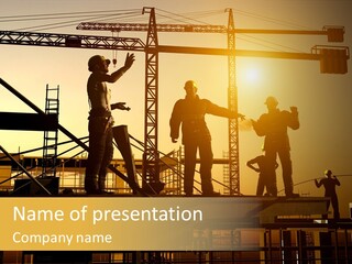 Project Occupation Engineer PowerPoint Template