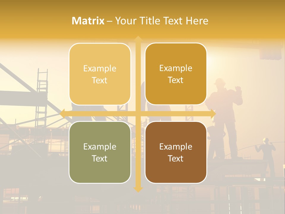 Project Occupation Engineer PowerPoint Template