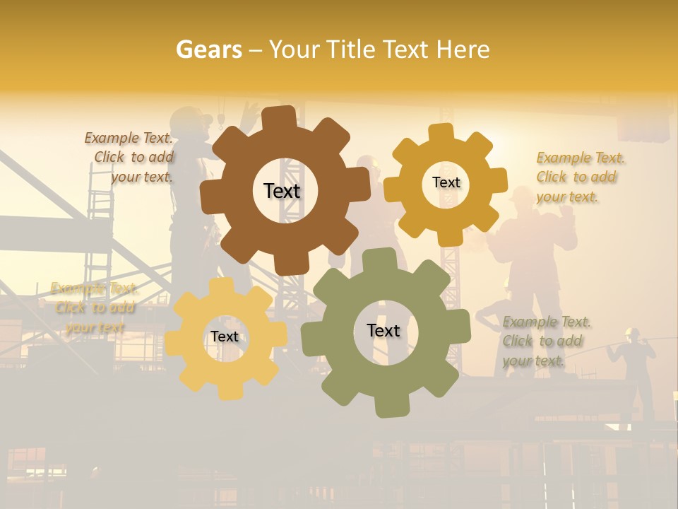 Project Occupation Engineer PowerPoint Template