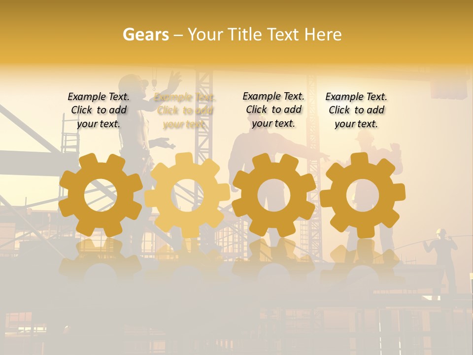 Project Occupation Engineer PowerPoint Template