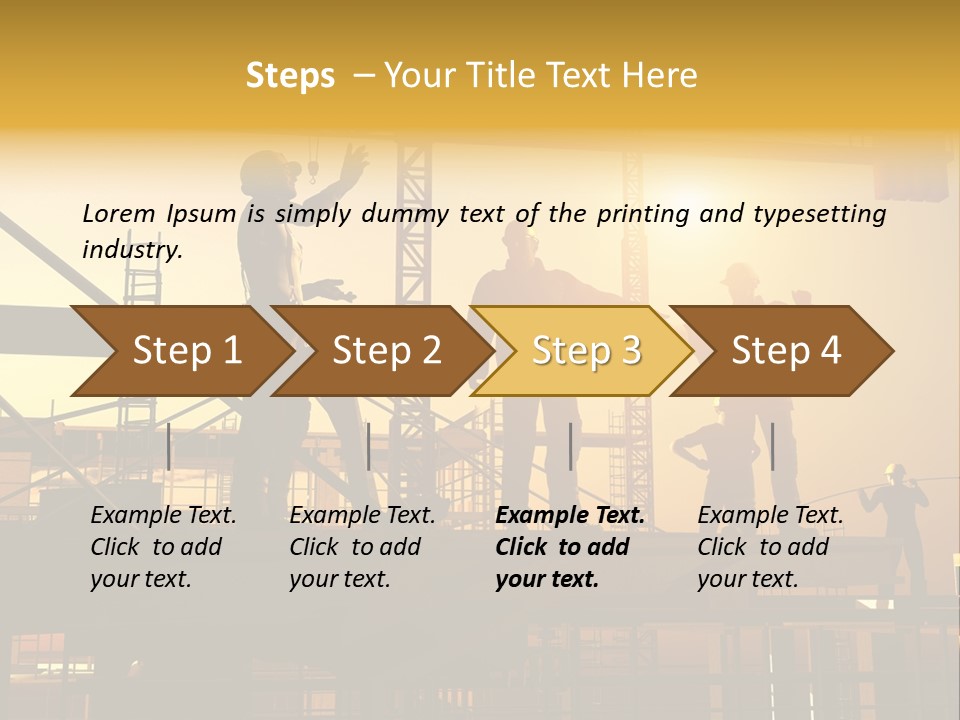 Project Occupation Engineer PowerPoint Template