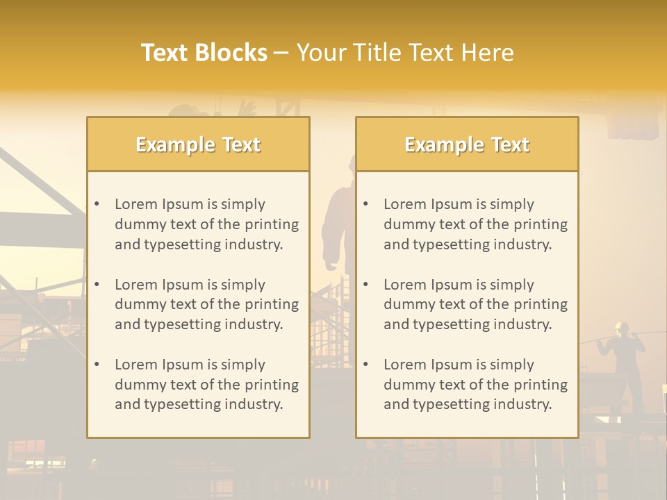 Project Occupation Engineer PowerPoint Template