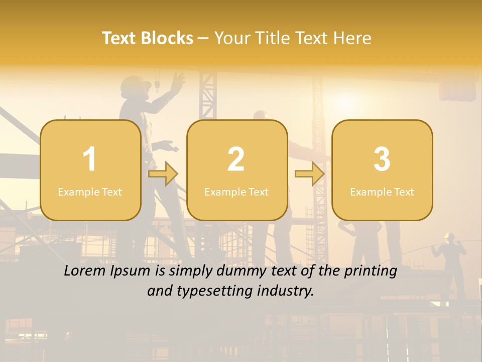 Project Occupation Engineer PowerPoint Template