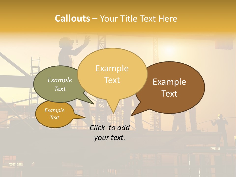 Project Occupation Engineer PowerPoint Template
