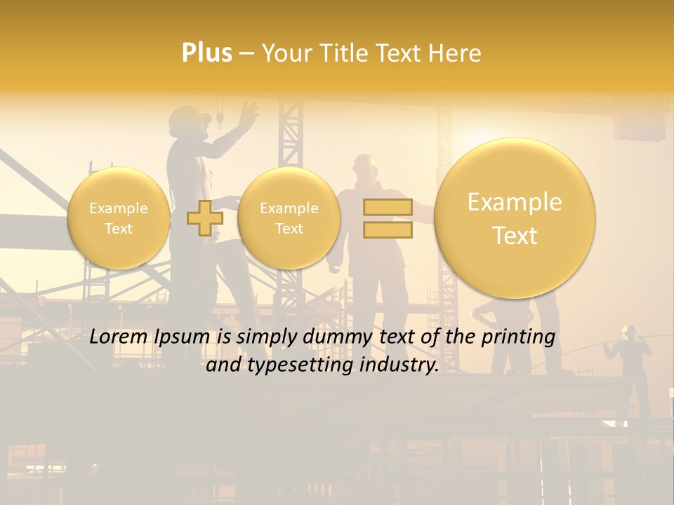 Project Occupation Engineer PowerPoint Template