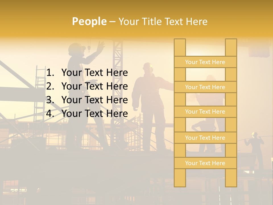 Project Occupation Engineer PowerPoint Template