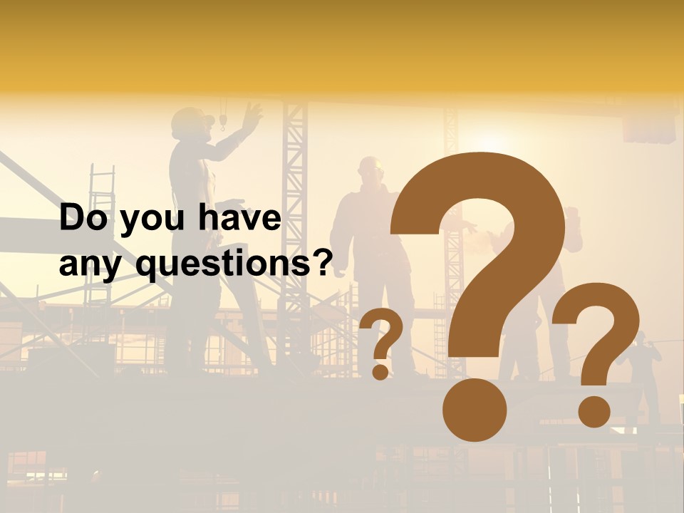 Project Occupation Engineer PowerPoint Template