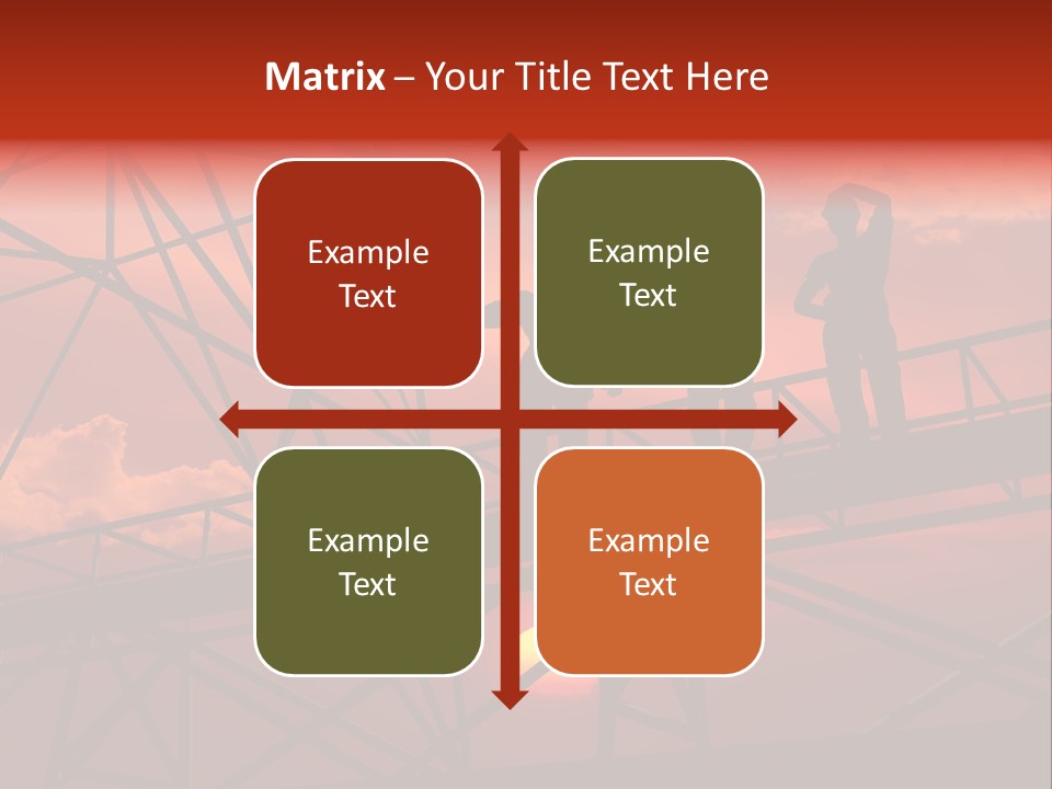 Worker Silhouette Fuel PowerPoint Template