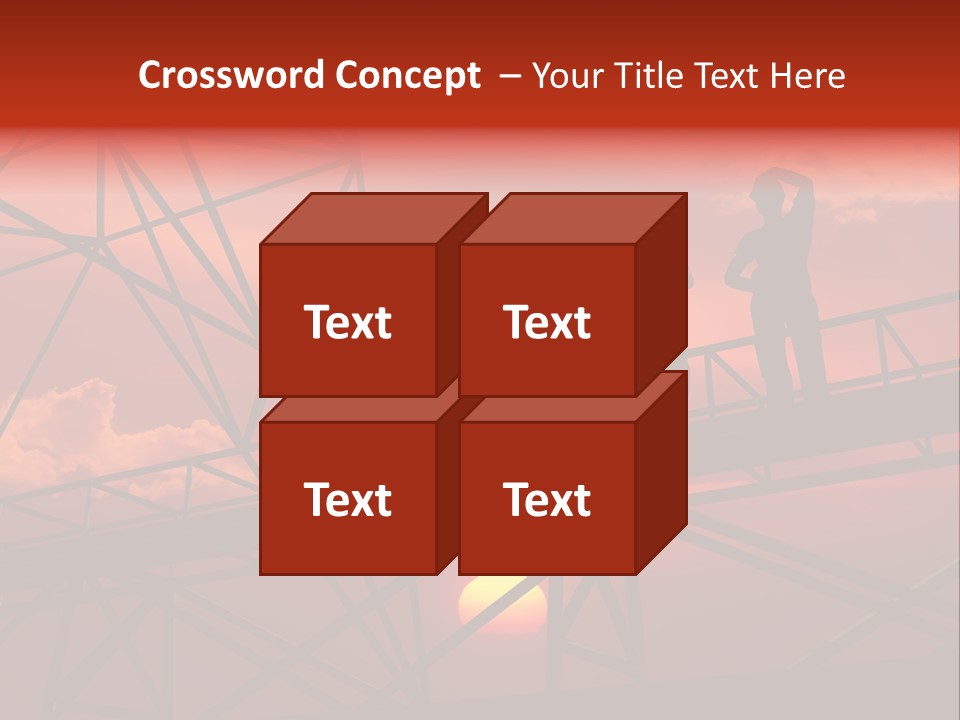 Worker Silhouette Fuel PowerPoint Template