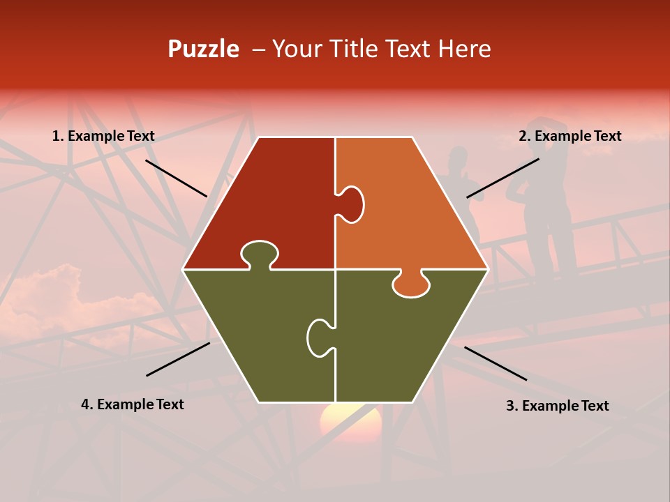 Worker Silhouette Fuel PowerPoint Template