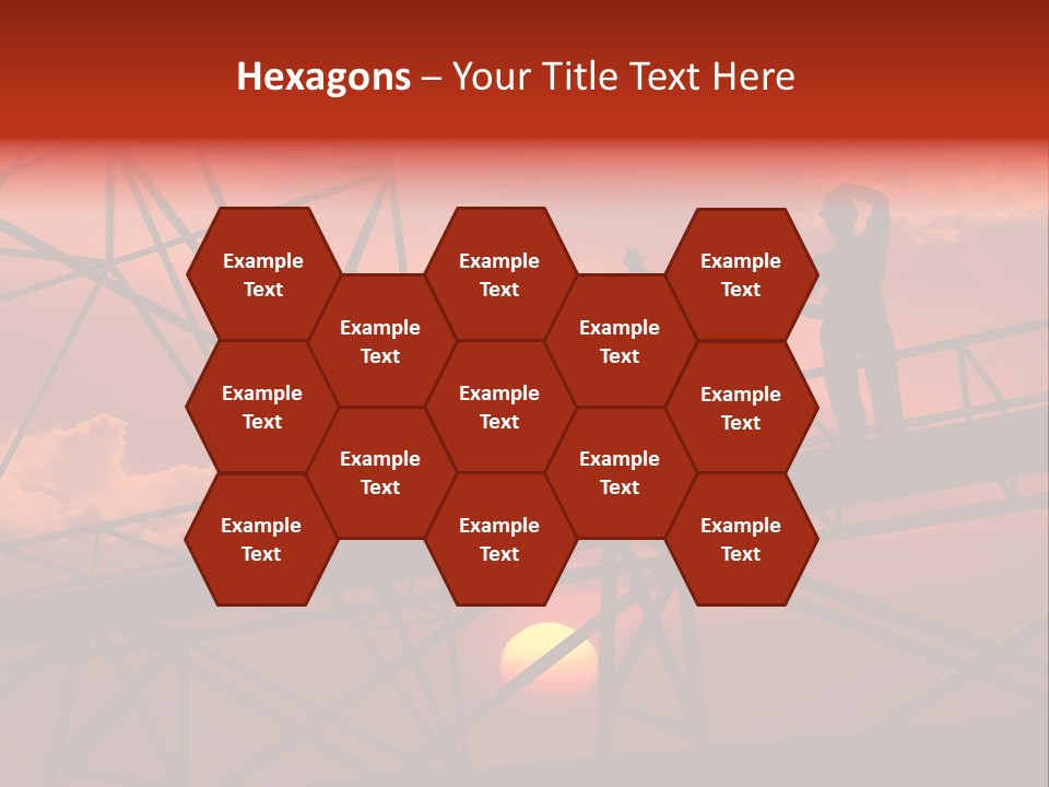 Worker Silhouette Fuel PowerPoint Template