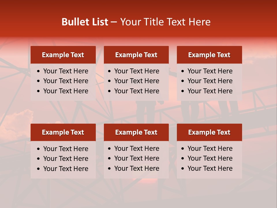 Worker Silhouette Fuel PowerPoint Template