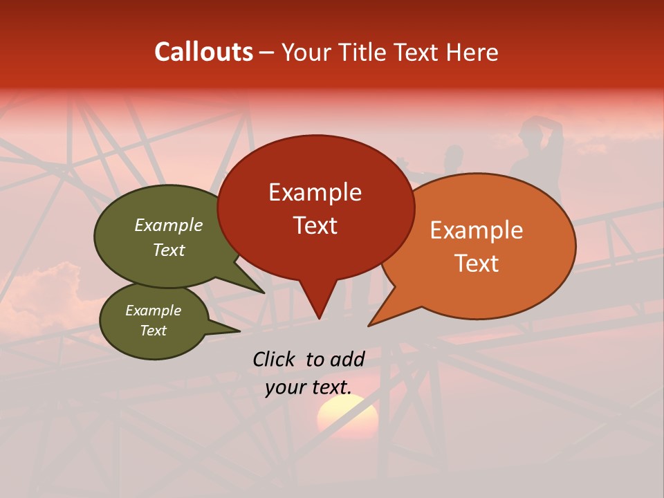 Worker Silhouette Fuel PowerPoint Template