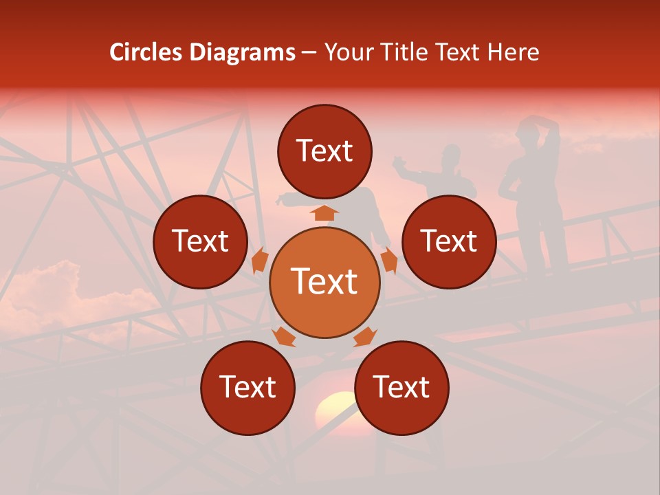 Worker Silhouette Fuel PowerPoint Template