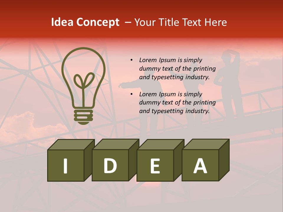 Worker Silhouette Fuel PowerPoint Template