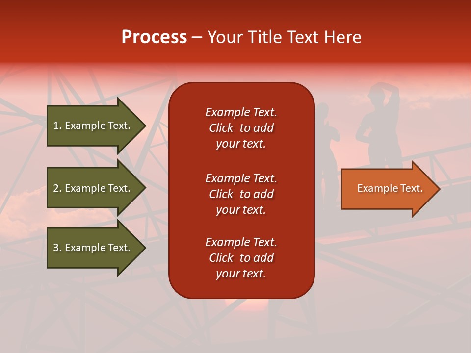 Worker Silhouette Fuel PowerPoint Template