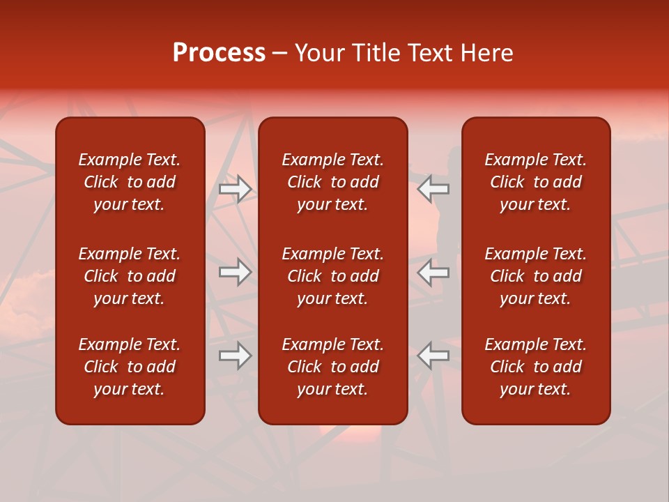 Worker Silhouette Fuel PowerPoint Template