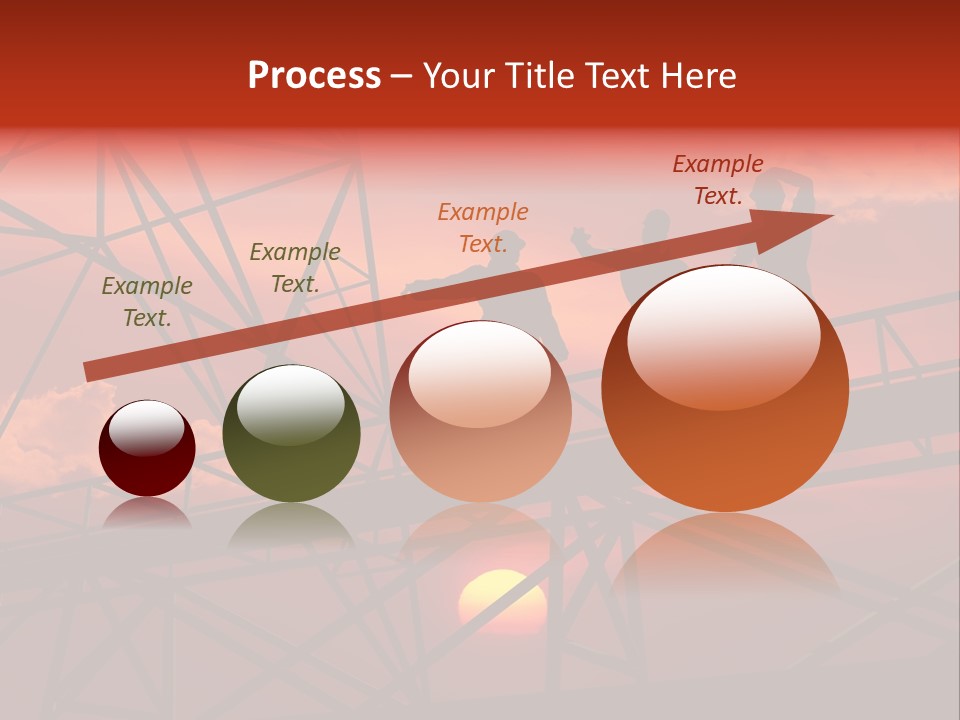 Worker Silhouette Fuel PowerPoint Template