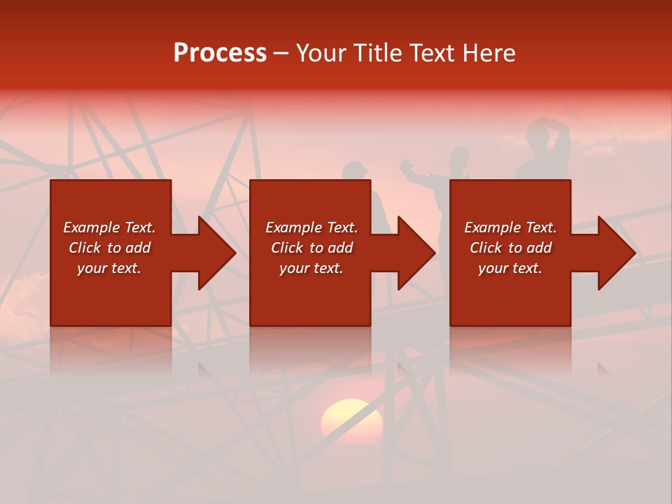 Worker Silhouette Fuel PowerPoint Template