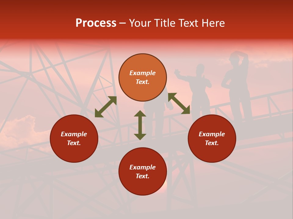 Worker Silhouette Fuel PowerPoint Template