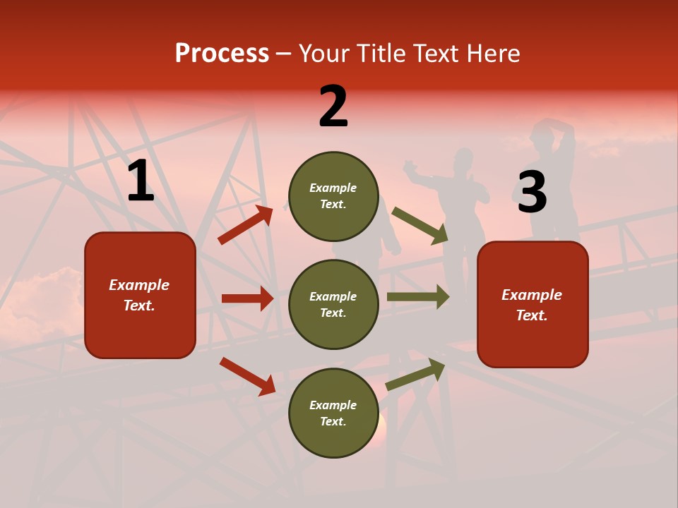 Worker Silhouette Fuel PowerPoint Template