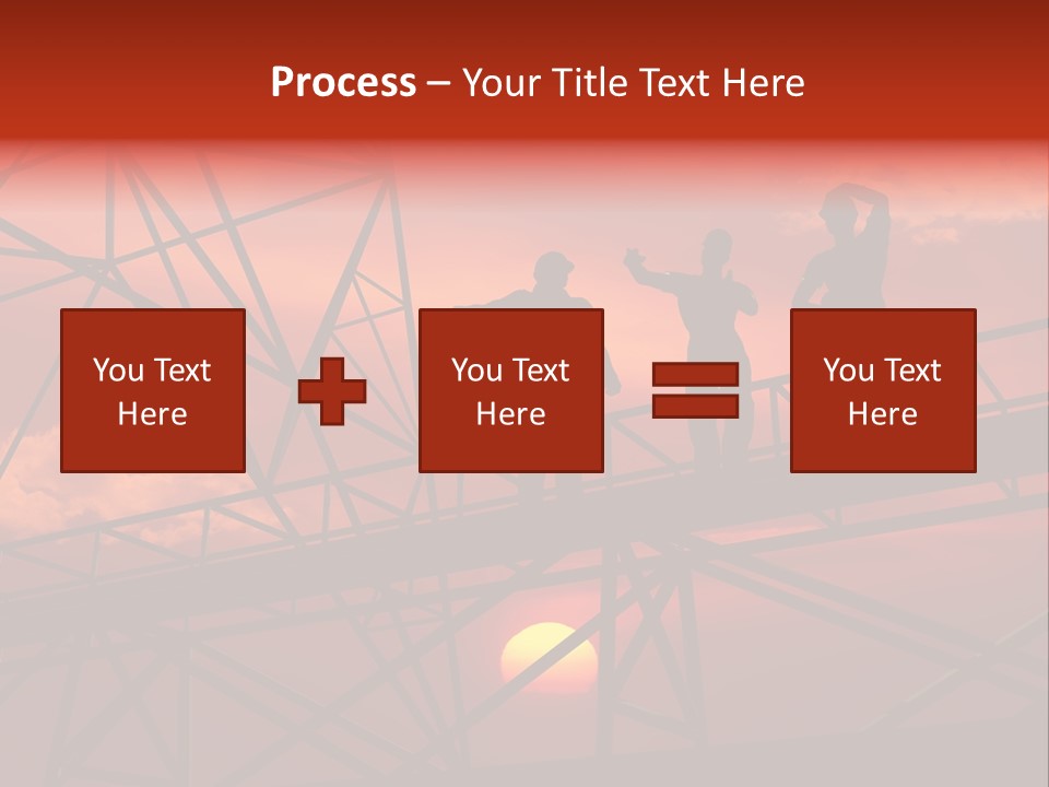 Worker Silhouette Fuel PowerPoint Template
