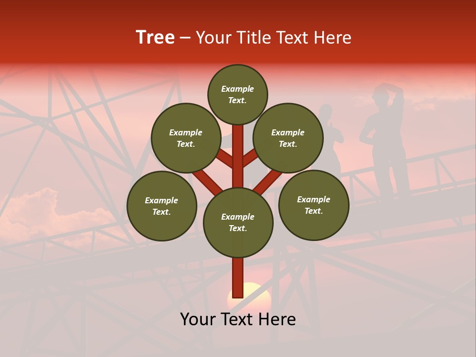 Worker Silhouette Fuel PowerPoint Template