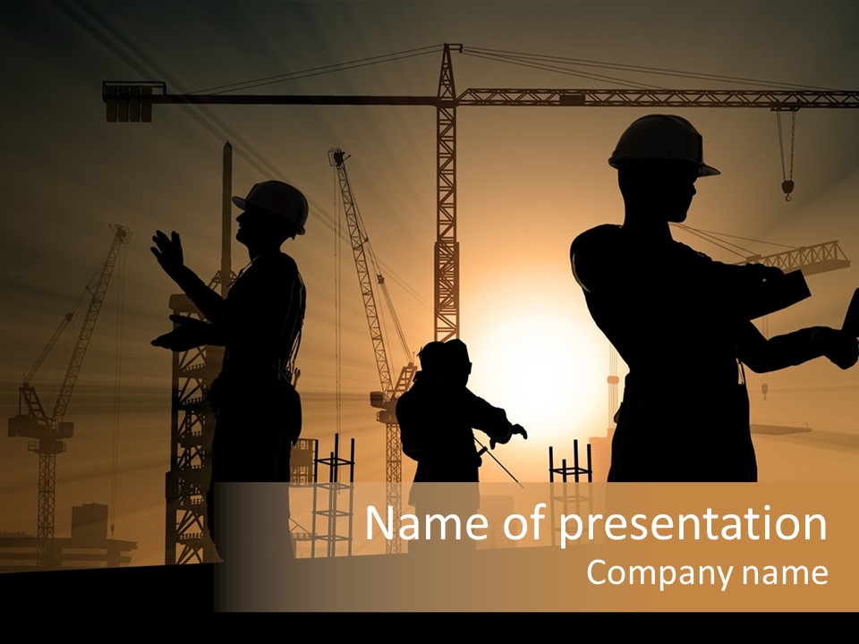 Business Group Occupation PowerPoint Template