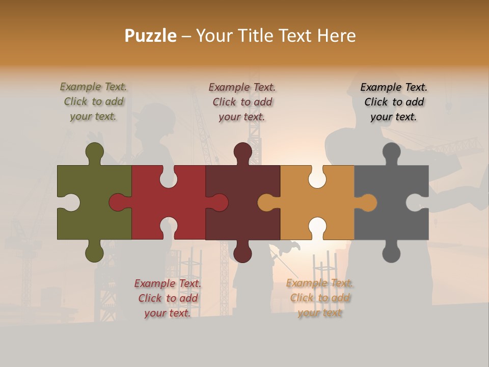 Business Group Occupation PowerPoint Template