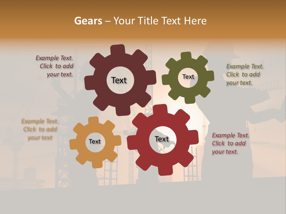 Business Group Occupation PowerPoint Template