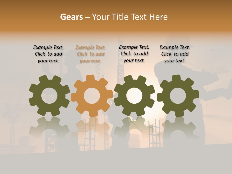 Business Group Occupation PowerPoint Template