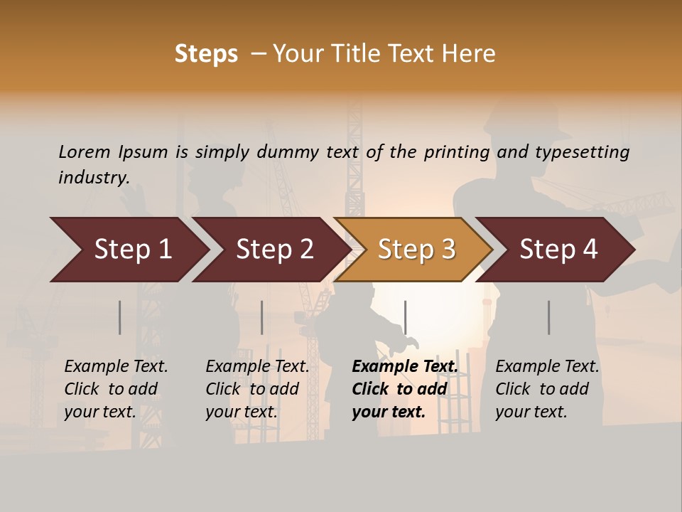 Business Group Occupation PowerPoint Template