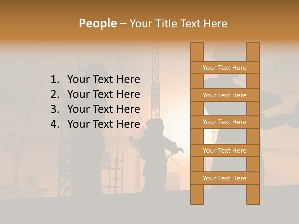 Business Group Occupation PowerPoint Template