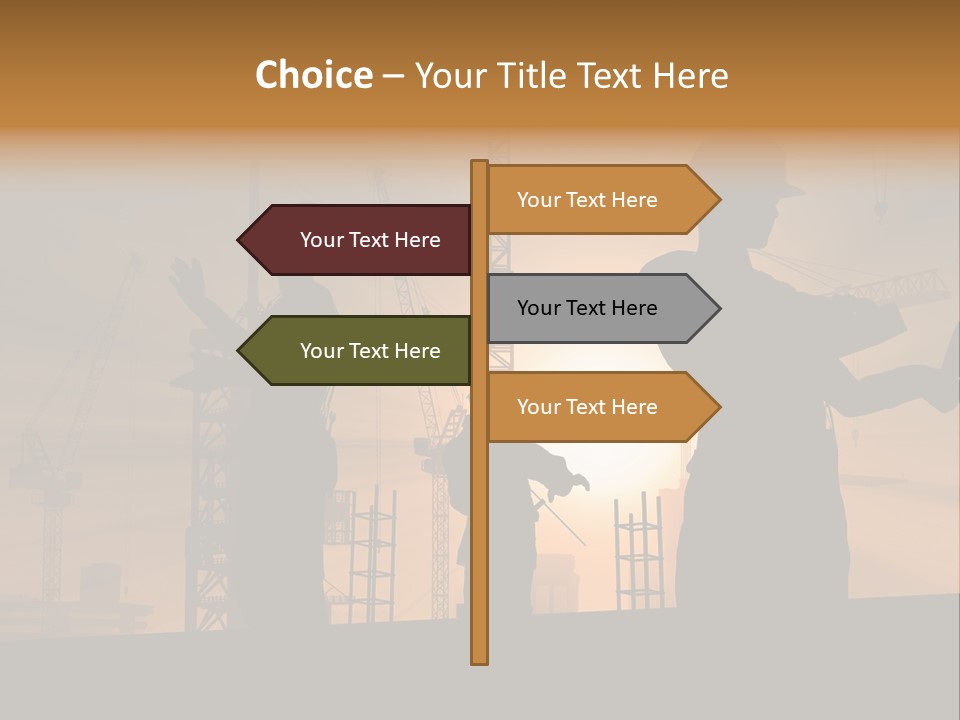 Business Group Occupation PowerPoint Template