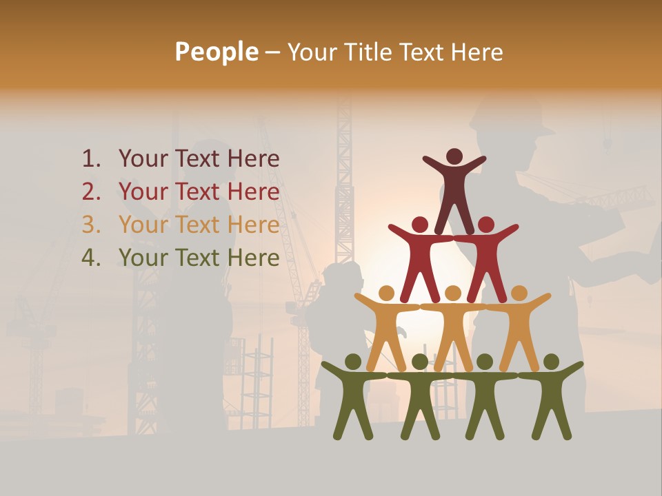 Business Group Occupation PowerPoint Template