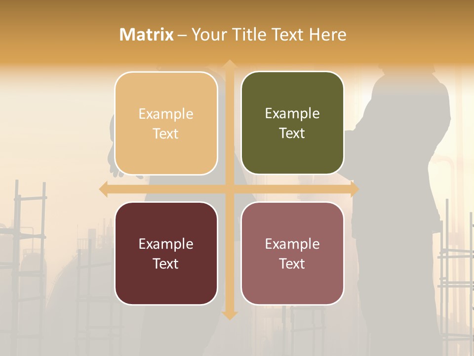 Team Professional Hat PowerPoint Template