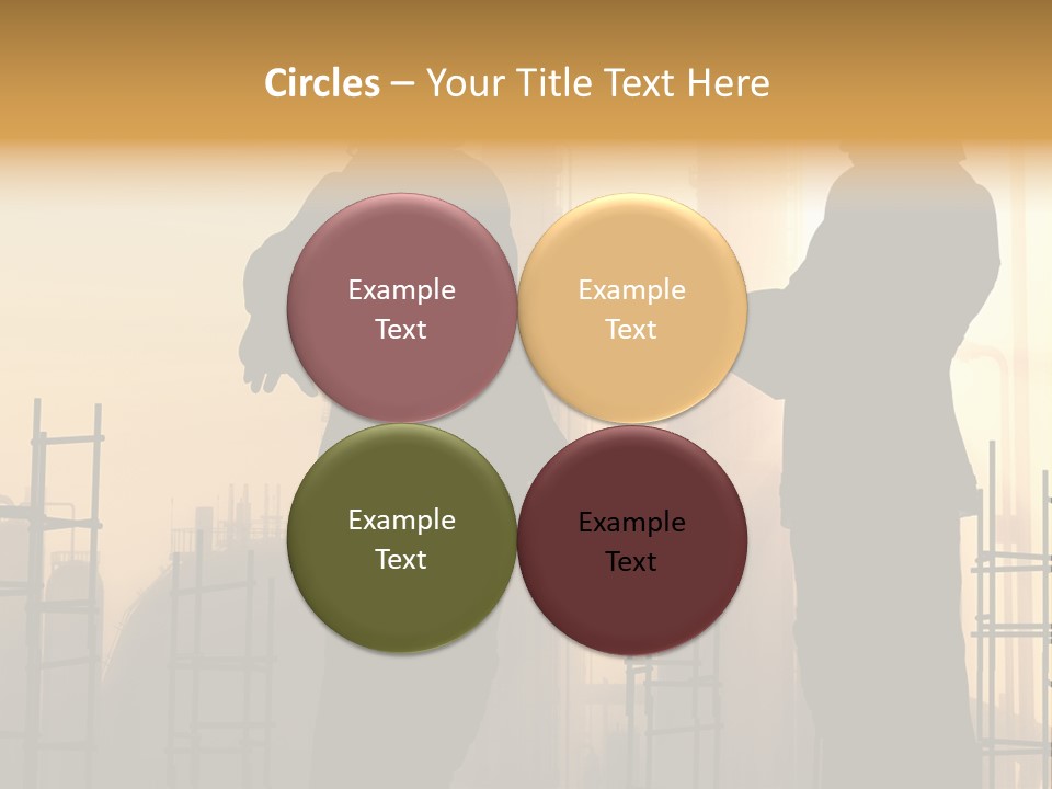 Team Professional Hat PowerPoint Template