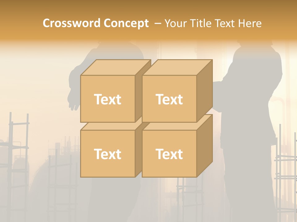 Team Professional Hat PowerPoint Template