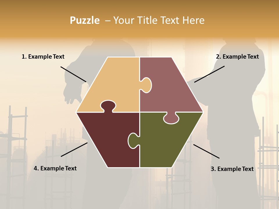 Team Professional Hat PowerPoint Template