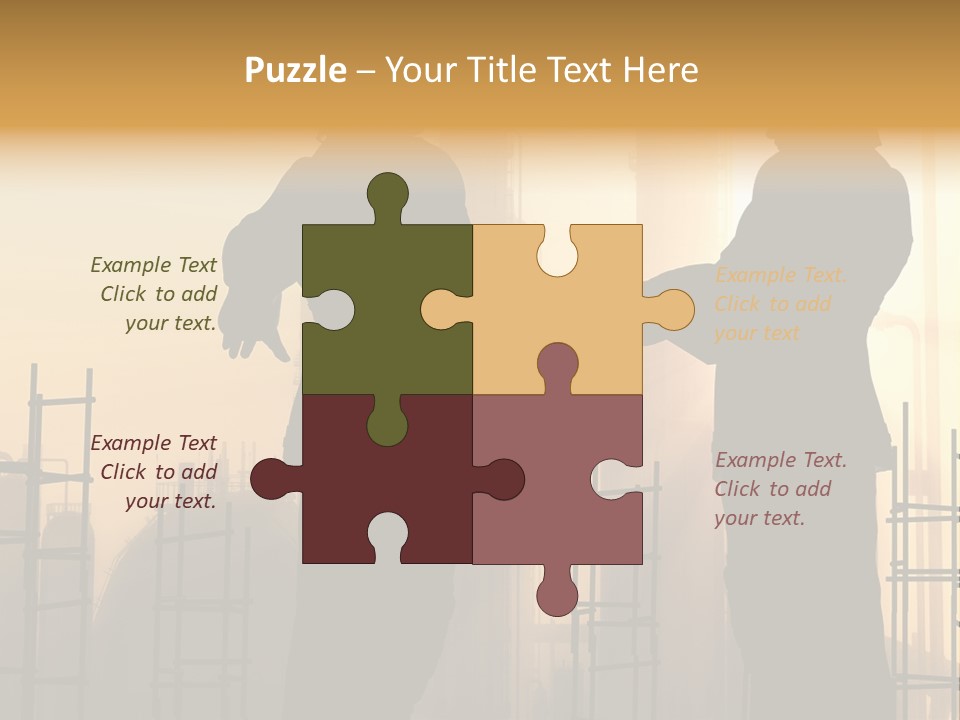 Team Professional Hat PowerPoint Template