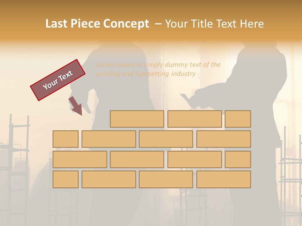 Team Professional Hat PowerPoint Template