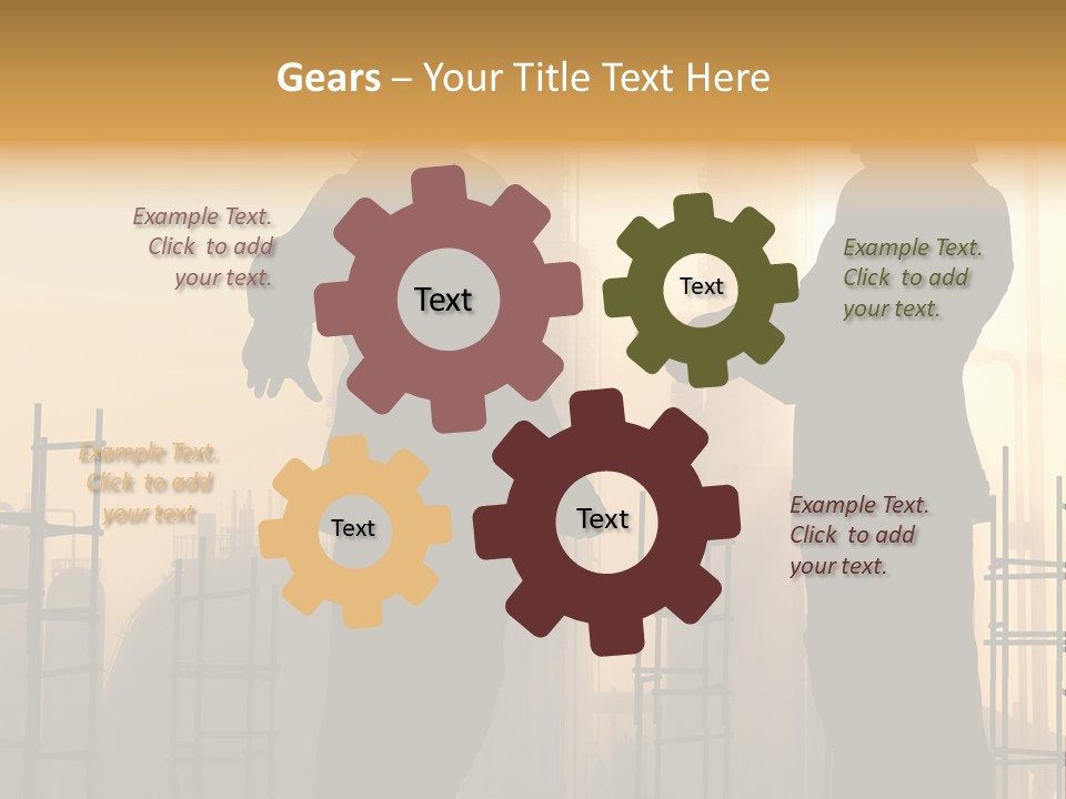 Team Professional Hat PowerPoint Template