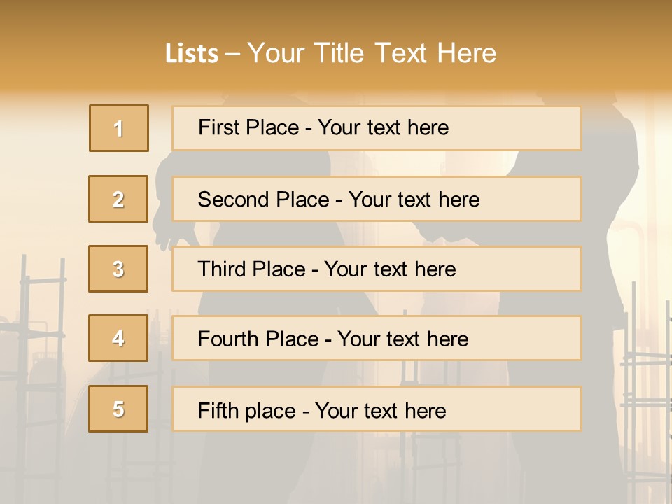 Team Professional Hat PowerPoint Template