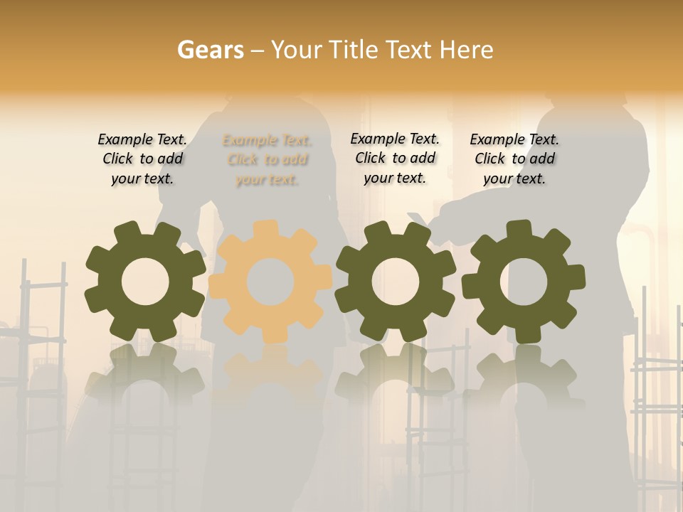 Team Professional Hat PowerPoint Template